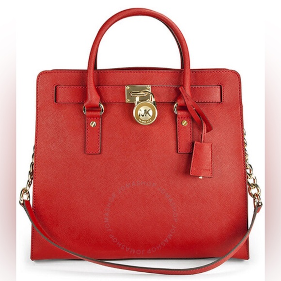 MICHAEL KORS LARGE HAMILTON IN RED - Picture 2 of 13